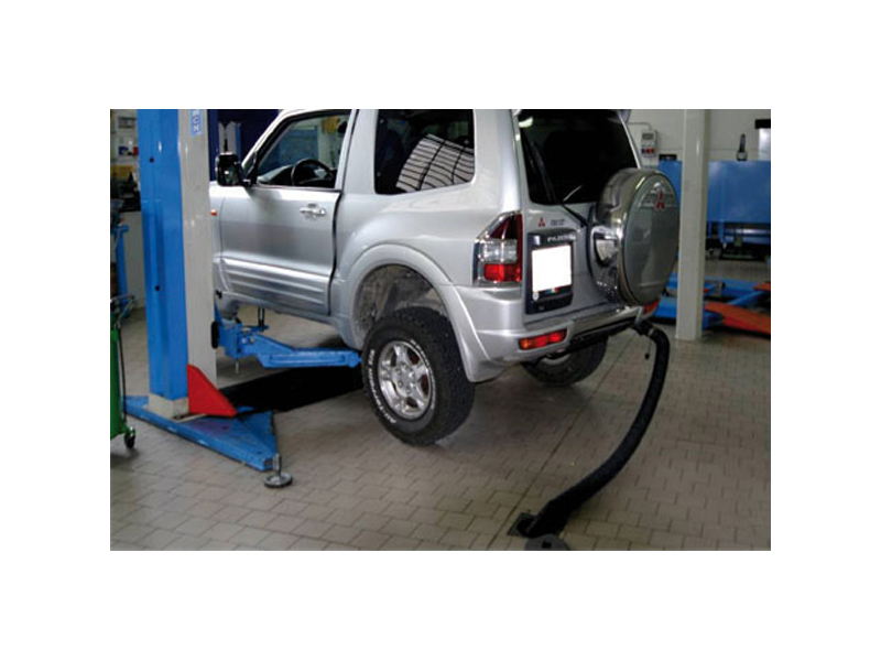 In-Floor (Built in) Vehicle Gas Extraction System